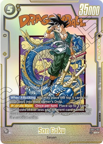 Son Goku - FB07-104, Tournament and Championship Promos FB07-104