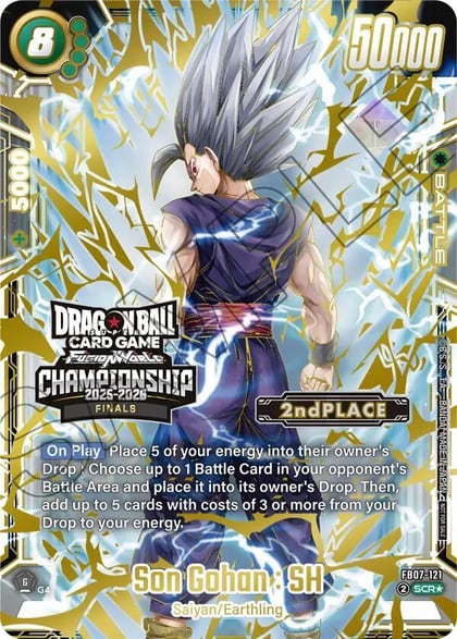 Son Gohan : SH - FB07-121 (Championship 2025-2026 Finals 2nd Place), Tournament and Championship Promos FB07-121