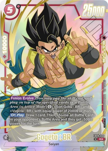 Gogeta : BR - FB09-006 (Limited Pack 26-27 WAVE1), Tournament and Championship Promos FB09-006
