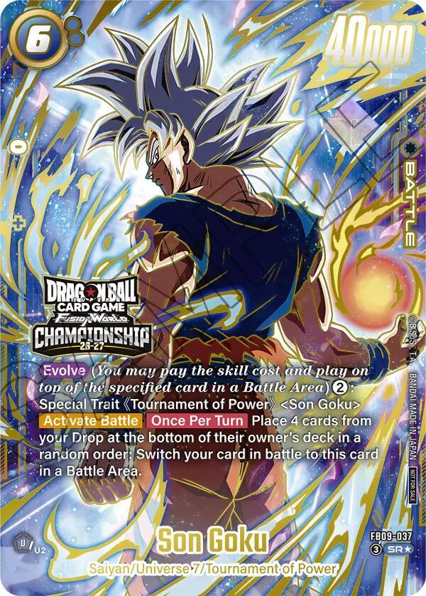 Son Goku - FB09-037 (Championship 26-27), Tournament and Championship Promos FB09-037