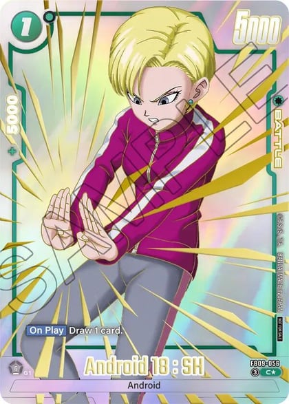 Android 18 : SH (Limited Pack 26-27 WAVE1), Tournament and Championship Promos FB09-056