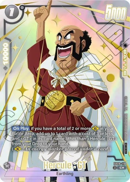 Hercule : GT (Limited Pack 26-27 WAVE1), Tournament and Championship Promos FB09-118