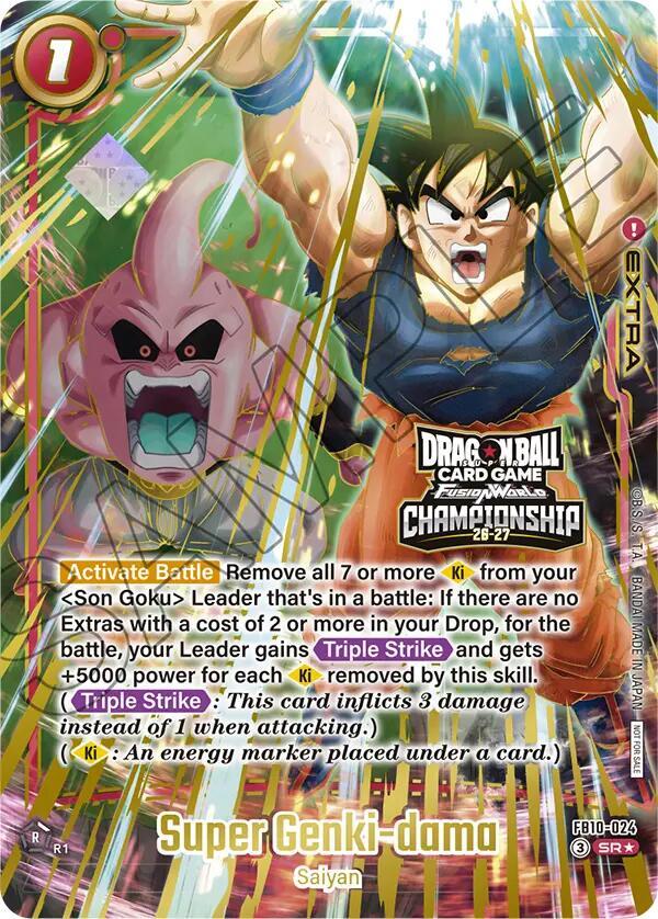 Super Genki-dama (Championship 26-27), Tournament and Championship Promos FB10-024