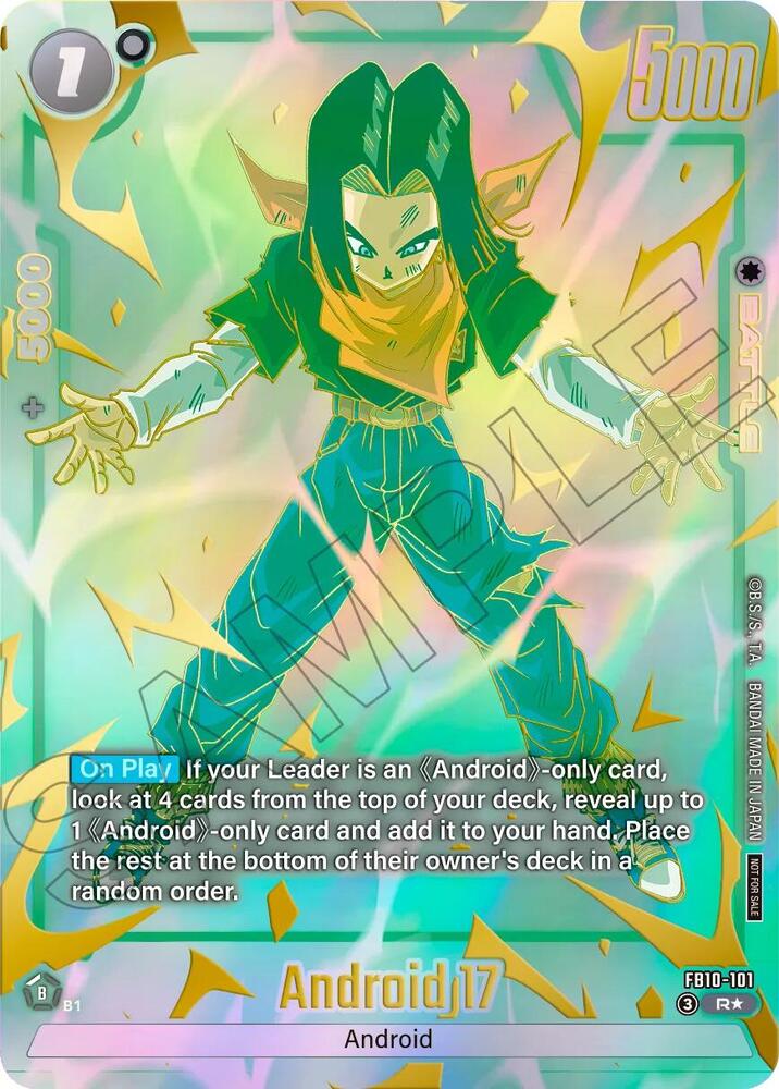Android 17 - FB10-101 (Limited Pack 26-27 WAVE2), Tournament and Championship Promos FB10-101