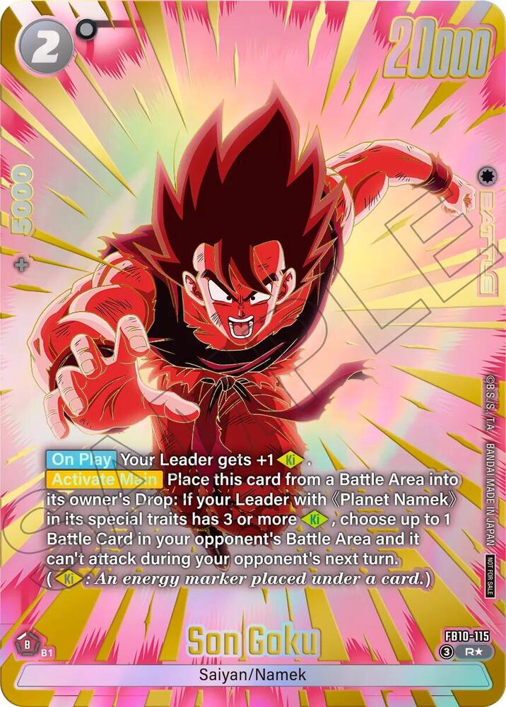 Son Goku - FB10-115 (Limited Pack 26-27 WAVE2), Tournament and Championship Promos FB10-115
