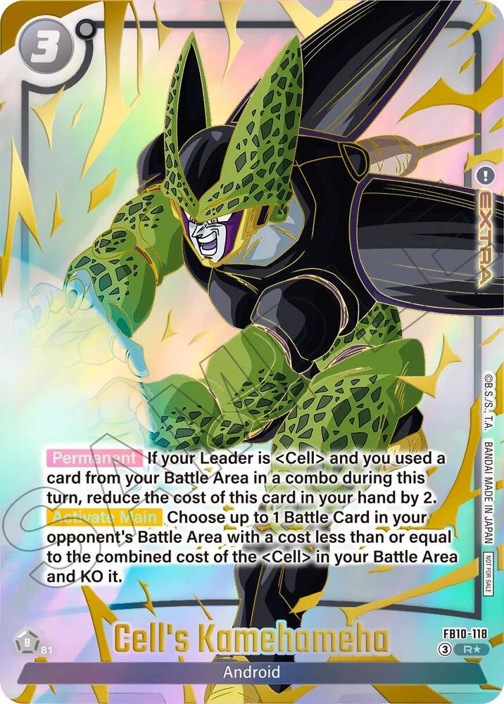Cell's Kamehameha (Limited Pack 26-27 WAVE2), Tournament and Championship Promos FB10-118