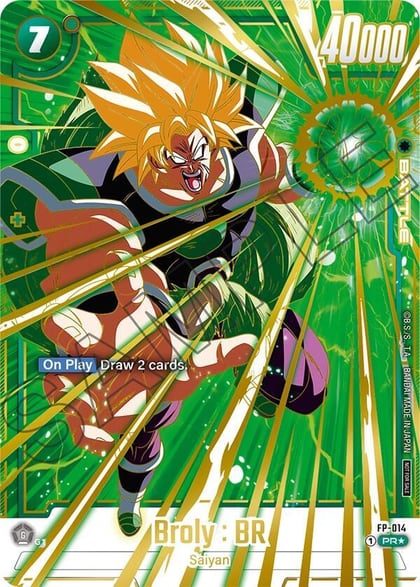 Broly : BR - FP-014 (Selection Pack 01 Finalist), Tournament and Championship Promos FP-014