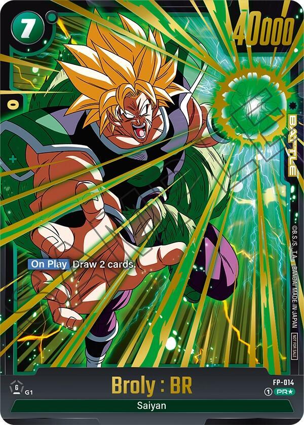 Broly : BR - FP-014 (Selection Pack 01), Tournament and Championship Promos FP-014