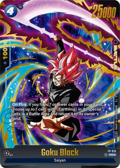 Goku Black - FP-015 (Selection Pack 01), Tournament and Championship Promos FP-015