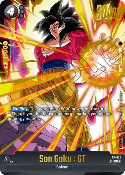Son Goku : GT - FP-022 (Selection Pack 01), Tournament and Championship Promos FP-022