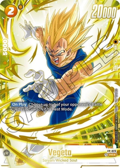 Vegeta - FP-023 (Selection Pack 01 Finalist), Tournament and Championship Promos FP-023