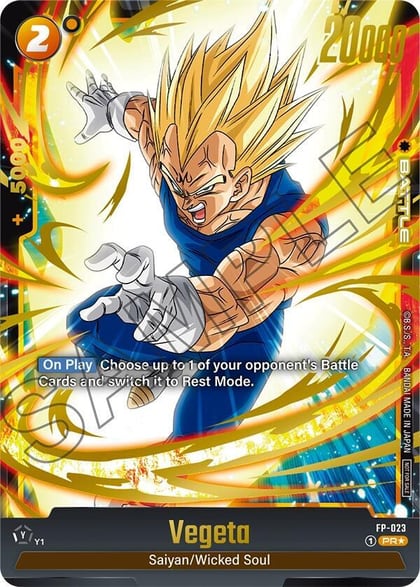 Vegeta - FP-023 (Selection Pack 01), Tournament and Championship Promos FP-023