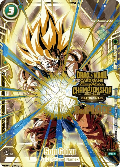 Son Goku - FP-034 (3rd Place), Tournament and Championship Promos FP-034