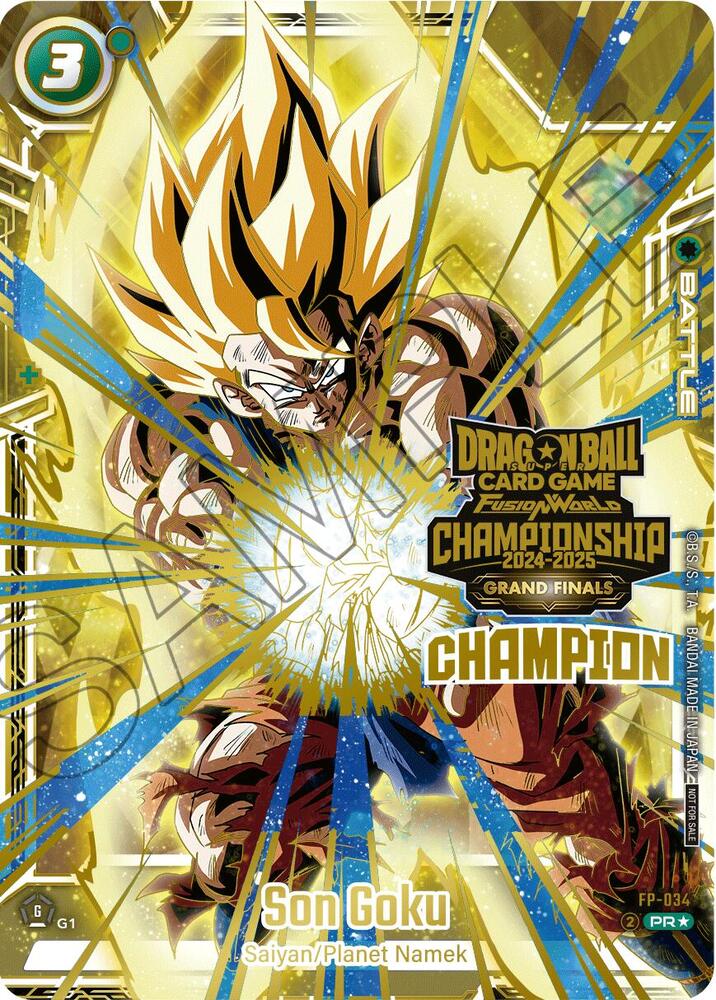 Son Goku - FP-034 (Champion), Tournament and Championship Promos FP-034