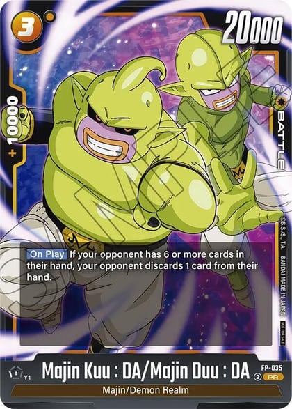 Majin Kuu : DA/Majin Duu : DA, Tournament and Championship Promos FP-035
