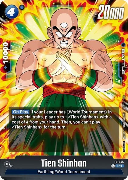 Tien Shinhan - FP-045 (Tournament Pack 07), Tournament and Championship Promos FP-045