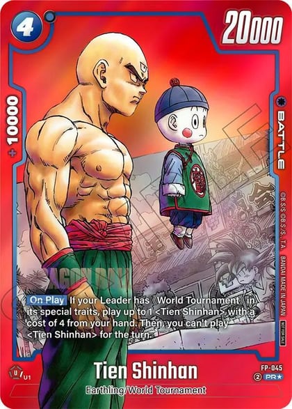 Tien Shinhan - FP-045 (Limited Pack MANGA Version 01), Tournament and Championship Promos FP-045