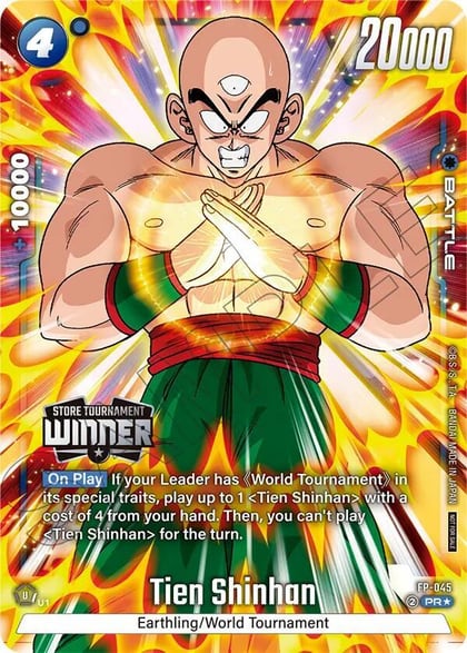 Tien Shinhan - FP-045 (Tournament Pack -Winner- 07), Tournament and Championship Promos FP-045