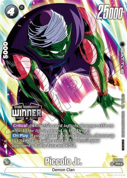Piccolo Jr. - FP-048 (Tournament Pack -Winner- 07), Tournament and Championship Promos FP-048