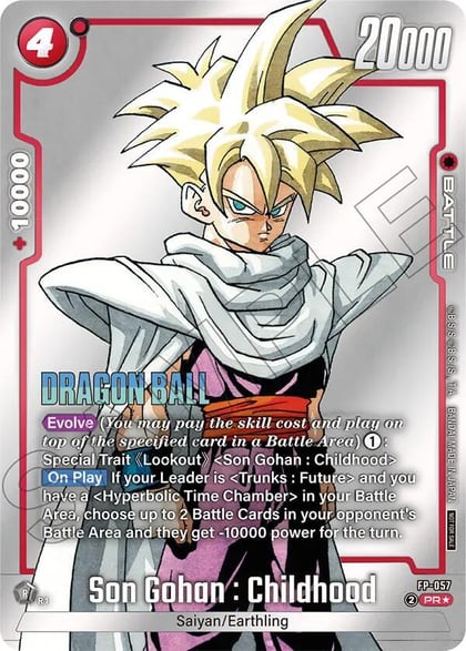 Son Gohan : Childhood - FP-057 (Tournament Pack MANGA ver. SPECIAL), Tournament and Championship Promos FP-057