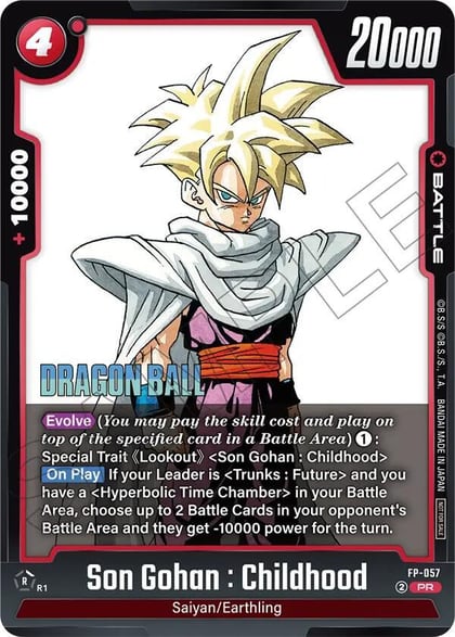 Son Gohan : Childhood - FP-057, Tournament and Championship Promos FP-057