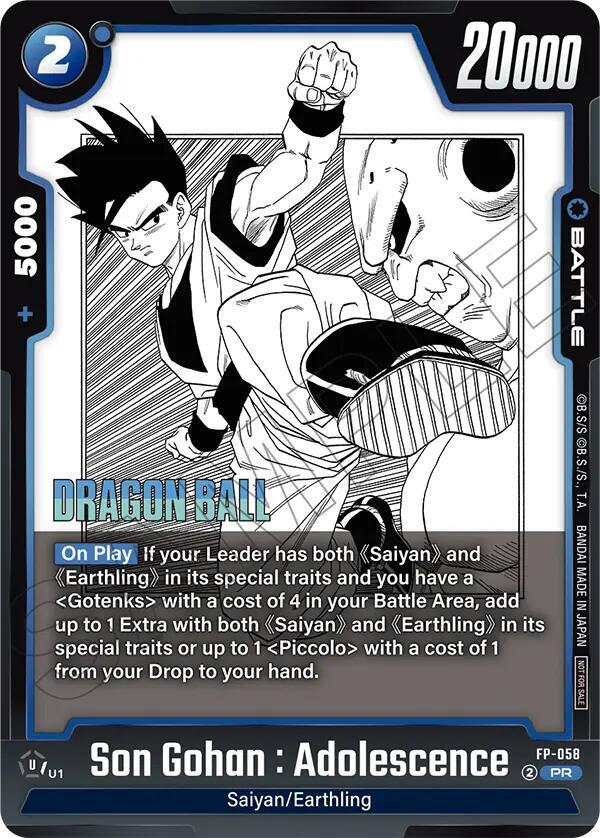 Son Gohan : Adolescence - FP-058, Tournament and Championship Promos FP-058