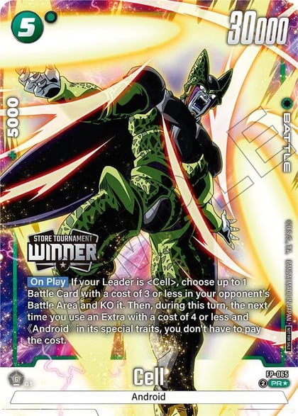 Cell (Tournament Pack -Winner- 09), Tournament and Championship Promos FP-065