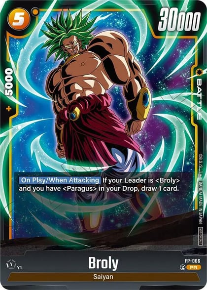 Broly (Tournament Pack 09), Tournament and Championship Promos FP-066