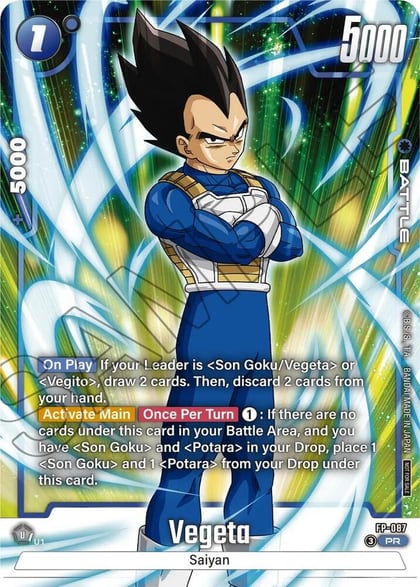 Vegeta - FP-087 (Tournament Pack 11), Tournament and Championship Promos FP-087