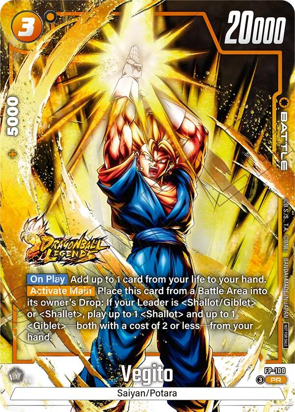 Vegito - FP-100 (Tournament Pack 12), Tournament and Championship Promos FP-100