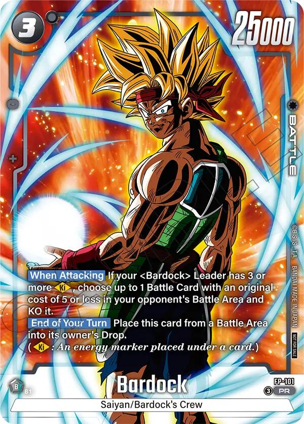 Bardock - FP-101 (Tournament Pack 12), Tournament and Championship Promos FP-101