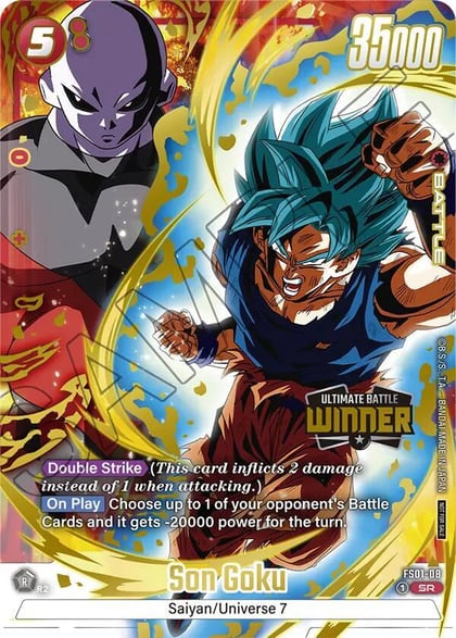 Son Goku - FS01-08 (Ultimate Battle Winner), Tournament and Championship Promos FS01-08