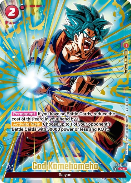 God Kamehameha (Alternate Art) (Limited Pack 01), Tournament and Championship Promos FS01-16
