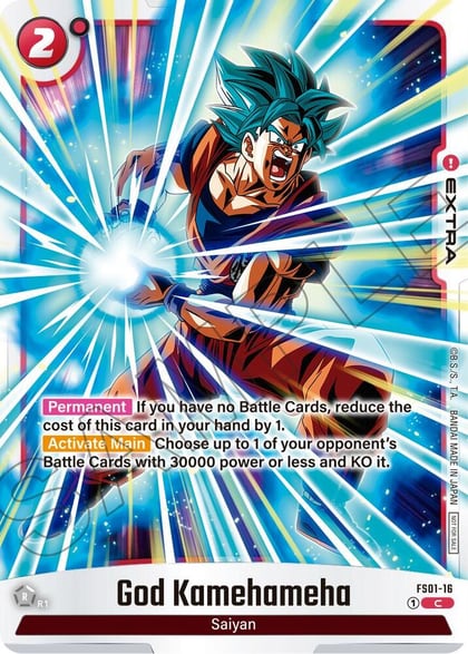 God Kamehameha (Limited Pack 01), Tournament and Championship Promos FS01-16