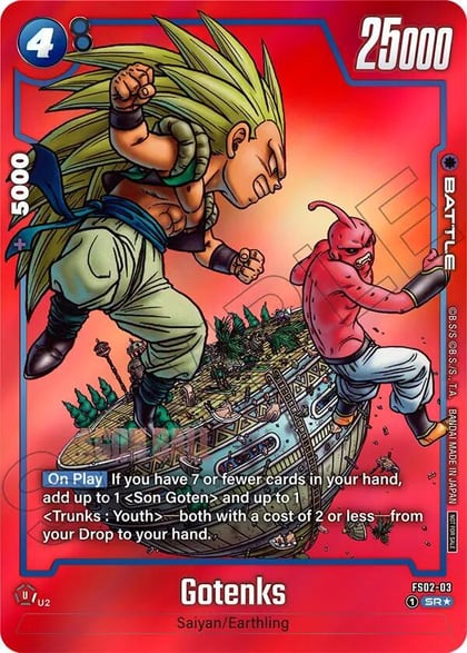 Gotenks - FS02-03 (Limited Pack MANGA Version 02), Tournament and Championship Promos FS02-03