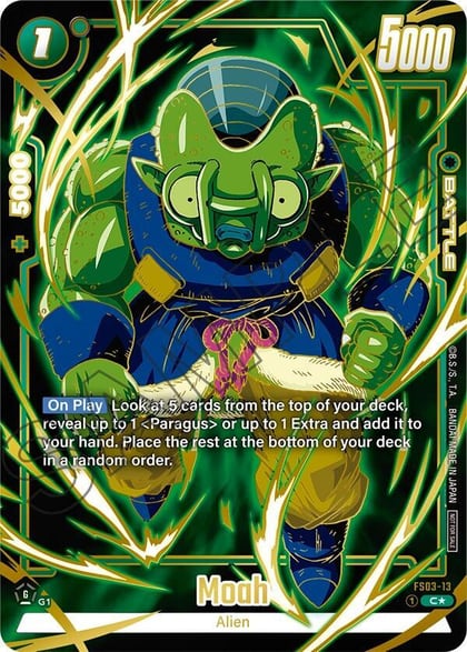 Moah (Championship Pack 03 Finalist), Tournament and Championship Promos FS03-13
