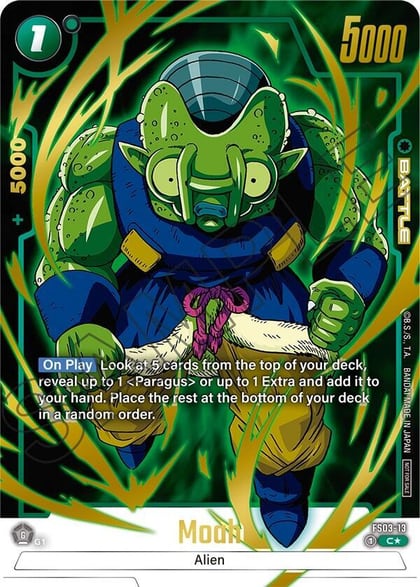 Moah (Championship Pack 03), Tournament and Championship Promos FS03-13