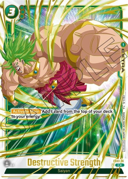 Destructive Strength (Championship Pack 03 Finalist), Tournament and Championship Promos FS03-16