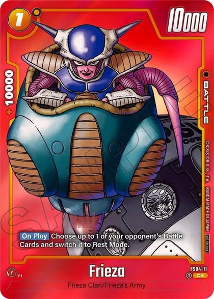Frieza - FS04-11 (Limited Pack MANGA Version 01), Tournament and Championship Promos FS04-11