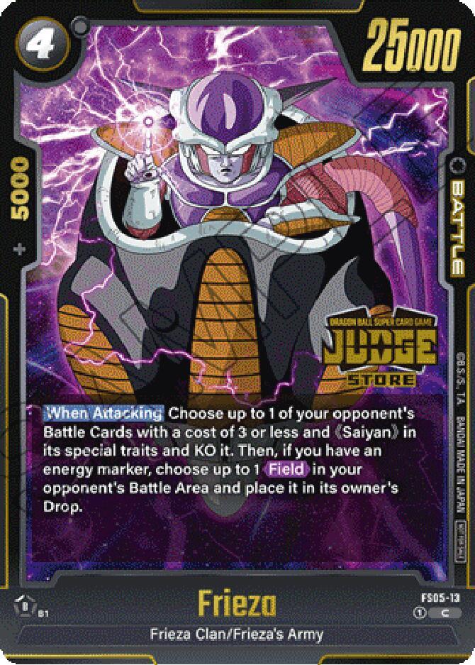 Frieza - FS05-13 (Judge Pack (Store Judge) 02), Tournament and Championship Promos FS05-13