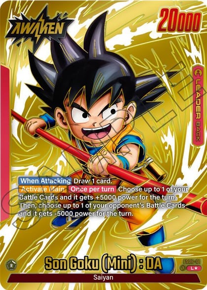 Son Goku (Mini) : DA (Gold), Tournament and Championship Promos FS06-01