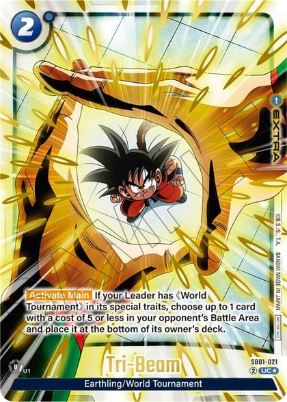 Tri-Beam (Limited Pack 02) (Alternate Art), Tournament and Championship Promos SB01-021