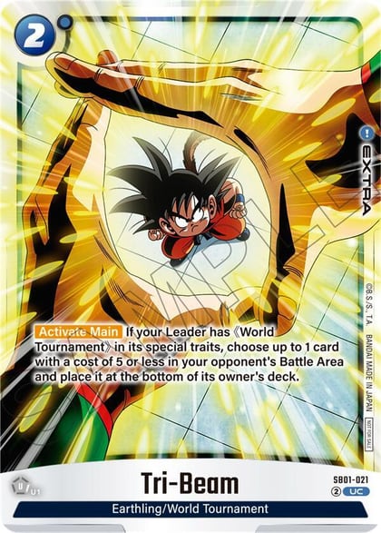 Tri-Beam (Limited Pack 02), Tournament and Championship Promos SB01-021