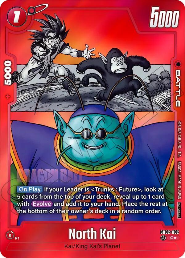 North Kai - SB02-002 (Limited Pack MANGA Version 02), Tournament and Championship Promos SB02-002