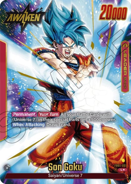 Son Goku - FB01-001 (Alternate Art), Awakened Pulse FB01-001