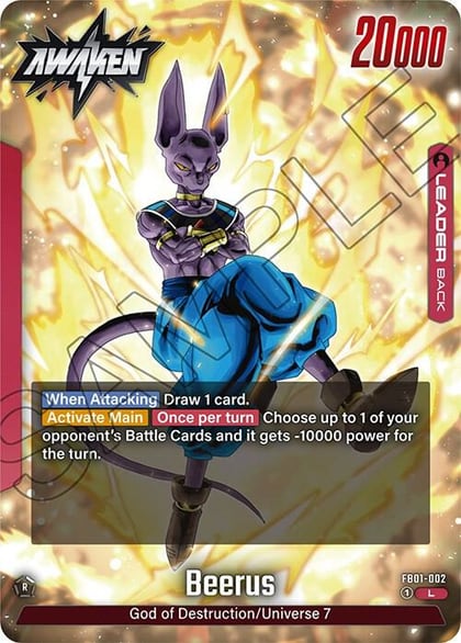 Beerus - FB01-002, Awakened Pulse FB01-002