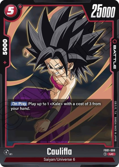 Caulifla, Awakened Pulse FB01-006