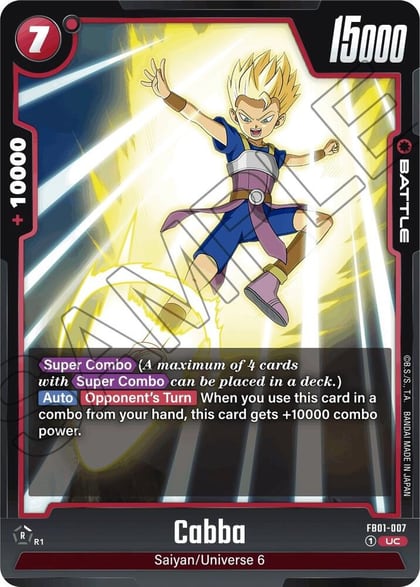 Cabba, Awakened Pulse FB01-007