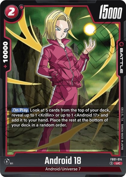 Android 18 - FB01-014, Awakened Pulse FB01-014