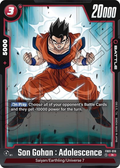 Son Gohan : Adolescence, Awakened Pulse FB01-016